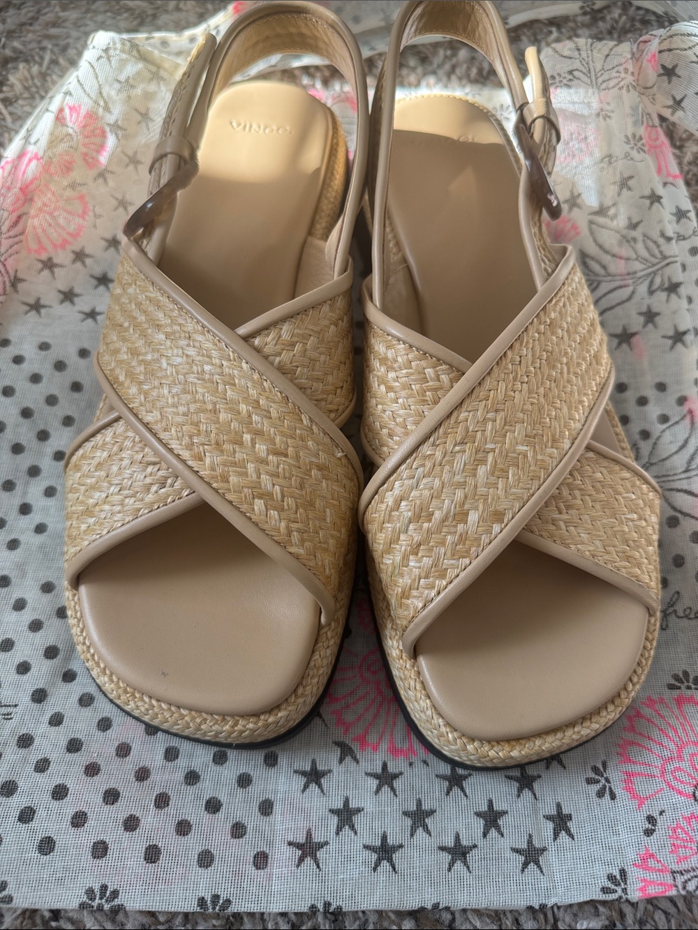 Vince Women's Helena Raffia Sandals